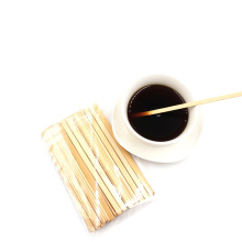 Accept Custom New Bamboo Disposable Coffee Stirrer Sticks With Box